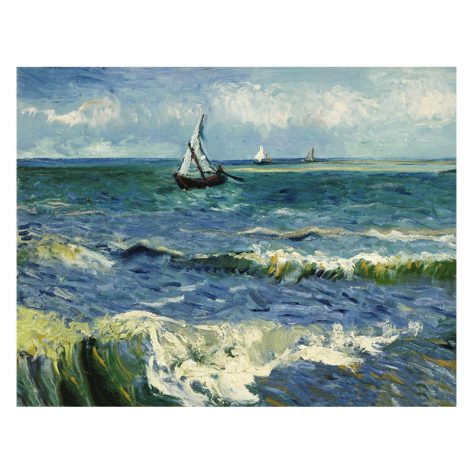40-30-scene Seascape Painting Sailboat