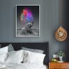Animal Gray Elephant Artistic Squirting Colorful