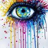 Variety Colorful Art Painting Eye