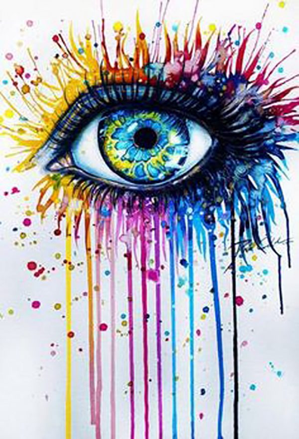 Variety Colorful Art Painting Eye