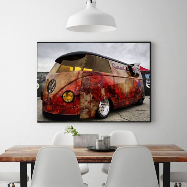 Variety Creative Cute Bus Yellow And Red Colour