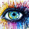 Creative Colored Artistic Eyes