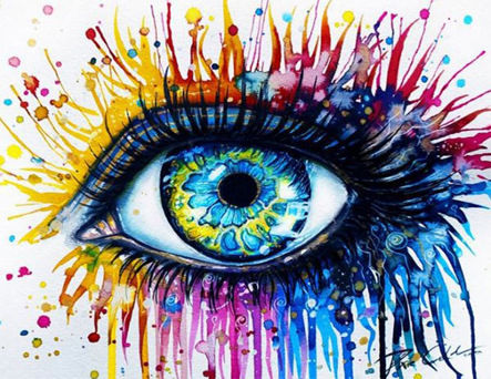 Creative Colored Artistic Eyes