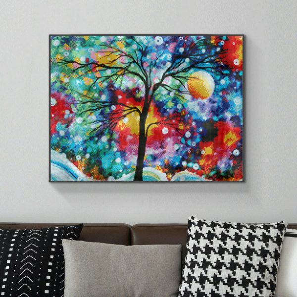 Colorful And Vivid Paintings Of Big Trees