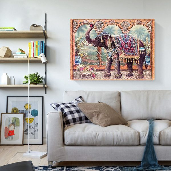 Elephant With Ethnic Characteristics