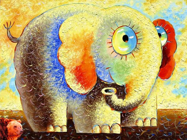 Creative Big-eyed Cute Elephant